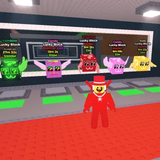 40x items | 10 x Los Admin lucky block 10x  Los Taco Blocks• 10x Taco lucky block • 10x Admin lucky block + (2 gift🎁)