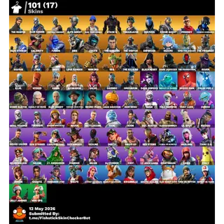 [PC/XBOX/PSN] 🔥LVL1168🔥101SKINS🔥REAPER💙BLUE LEADER💀OMEGA(5)🛡️BLUE SQUIRE⚔️ROYALE👑ELITE💪FULL ACCESS✅