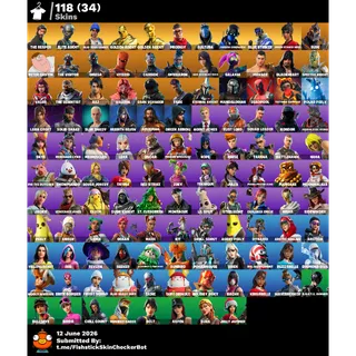 [PC/XBOX/] 118  RARE SKINS 🔥THE REAPER 🔥GALAXIA 🔥 BLUE TEAM LEADER 🔥 OMEGA 🔥 GOLD MIDAS 🔥 TAKE THE L 🔥FULL ACCESS ✅