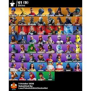 [PC/XBOX/PSN] 💙 LEVEL 882 💙 61 RARE SKINS 💙GOLD MIDAS 💙BLUE TEAM LEADER 💙 TART TYCOON 💙 ETERNAL KNIGHT 💙 CALAMITY 💙FULL ACCESS✅