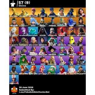 [PC/XBOX/PSN] 🔥 LEVEL 1256 🔥 57 RARE SKINS 🔥OG STW  🔥 AERIAL ASSAULT TROOPER  🔥GOLD MIDAS🔥  GOLD BRUTUS  🔥 FULL ACCESS ✅