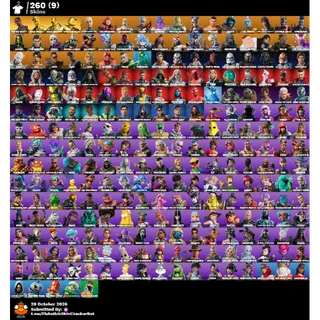 [PC/XBOX/PSN]🔥LEVEL 5328🔥260 RARE SKINS🔥TRAVIS SCOTT 🔥GOLD MIDAS 🔥 GOLD BRUTUS🔥GOLD MEOWSCLES 🔥FULL ACCESS🔥EMAIL CHANGEABLE ✅
