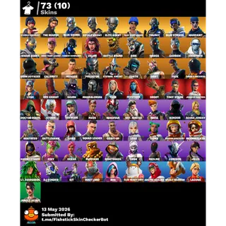 [PC/XBOX/PSN] 🔥LVL 843🔥73 SKINS🔥REAPER💙BLUE LEADER💀SPARKLE🛡️BLUE SQUIRE⚔️ROYALE👑ELITE💪FULL ACCESS✅