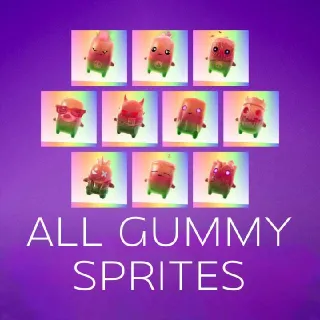 ALL GUMMY SPRITES