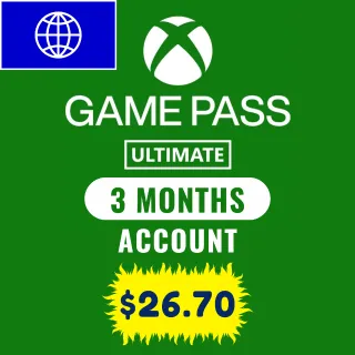 XBOX GAME PASS ULTIMATE 3 MONTH