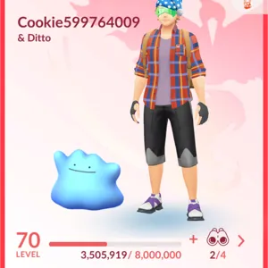 level 70 pogo account