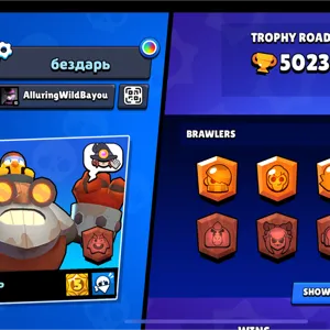 5000🏆 brawlstars acc