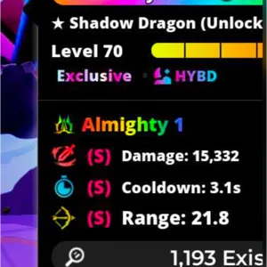 Shadow Dragon (Unlocked)