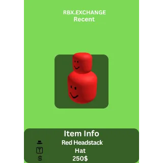Red Headstack | Code (READ DESC)