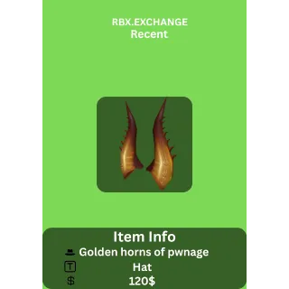Golden Horns of Pwnage| Code (READ DESC)