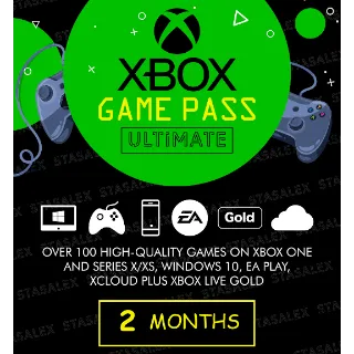GAME PASS ULTIMATE 2 MONTH TRIAL