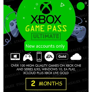 XBOX GAME PASS ULTIAMTE 2 MONTH
