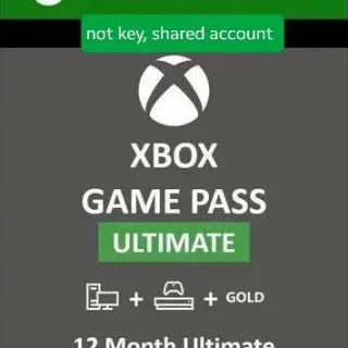 Xbox Game pass ultimate 12 month shared account