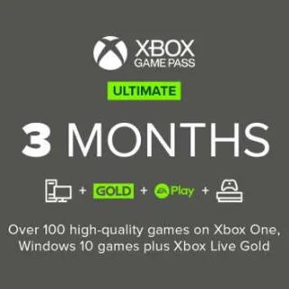 3 MONTH XBOX GAME PASS ULTIMATE (US) -