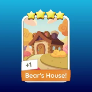 BEAR'S HOUSE ⭐ Monopoly Go ⭐ Fast Delivery