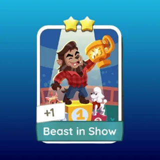 BEAST IN SHOW ⭐ Monopoly Go ⭐ Fast Delivery