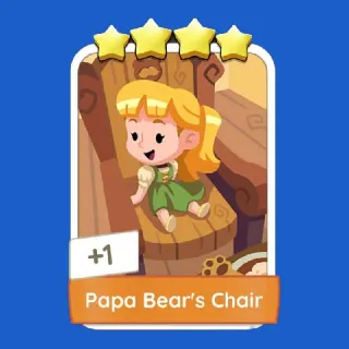 PAPA BEAR'S CHAIR ⭐ Monopoly Go ⭐ Fast Delivery