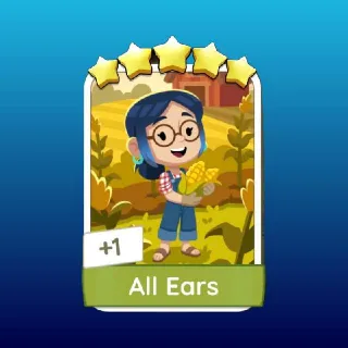 ALL EARS ⭐ Monopoly Go ⭐ Fast Delivery