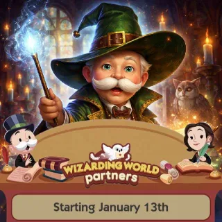 Wizarding World Partners 🌟 1 SLOT 🌟Monopoly Go