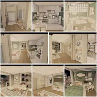 🍀Metro Loft⏳Adopt Me Home 🏡 House