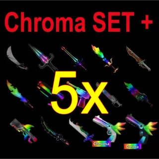 Chroma SET 5x | MM2 | Bundle