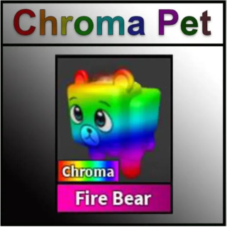 Pet  MM2 [ Chroma Fire Bear] - Game Items - Gameflip