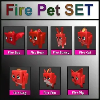 MM2 Fire Pet SET (7 Pets)