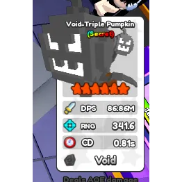Void Triple Pumpkin - Mutant  Plant Base Defense 