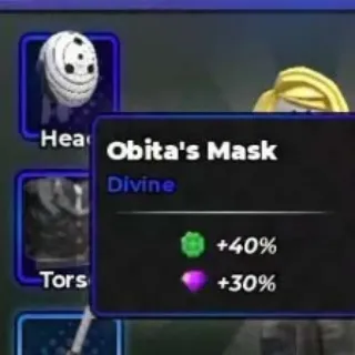 Anime Dice Obito's Mask Gear