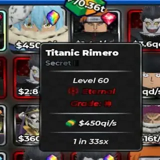 Anime Dice 450 qi /s 1 in 33 sx