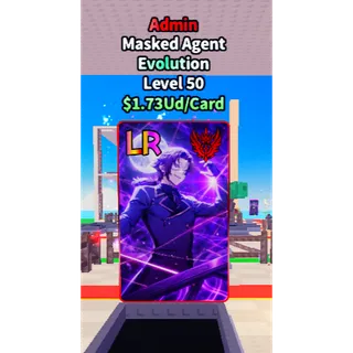 Admin Masked Agent Anime Card farm