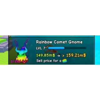 6 mutations Rainbow comet Gnome  Roll A Gnome