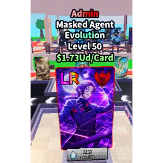 $1.73Ud Admin Masked Agent Anime Card farm