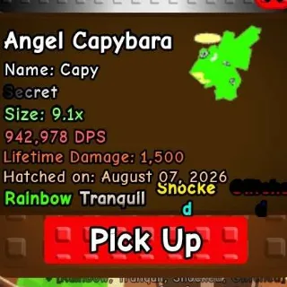942k DPS ANGEL  capybara vs plants