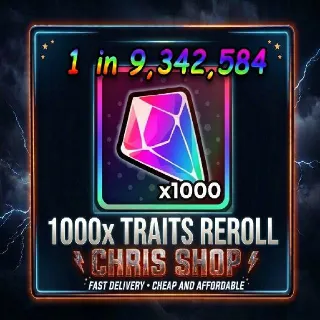 1000x Traits Reroll Anime Dice