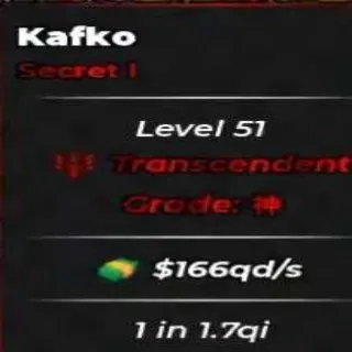Anime Dice Kafko 166qd/s