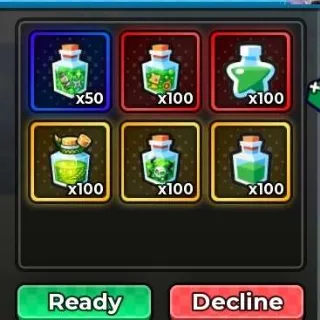 anime dice luck potion bundle