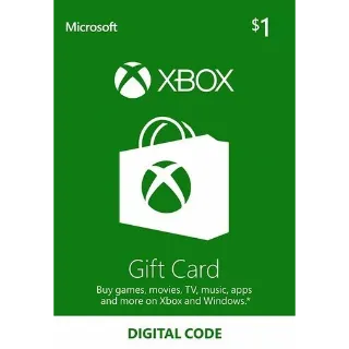 $1 xbox gift card⚡[INSTANT DELIVERY]⚡[Region US]🇺🇸