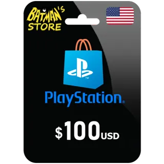 (US) $100.00 PLAYSTATION STORE - AWESOME PRICE!