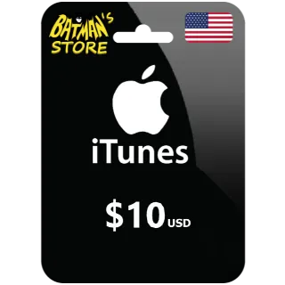 (US) $10.00 iTunes - Awesome price!