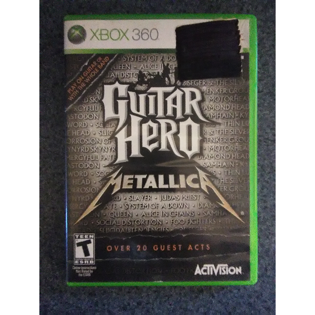 guitar hero metallica xbox 360
