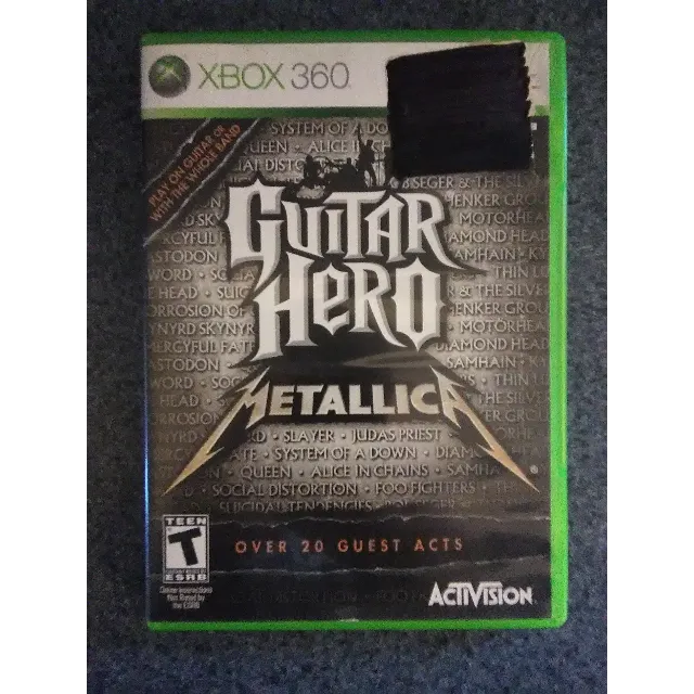 Guitar Hero Metallica - Xbox 360 - PAL - Jeu Complet - Bon état