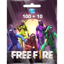 Free Fire 100 + 10 Diamonds Pins (US)