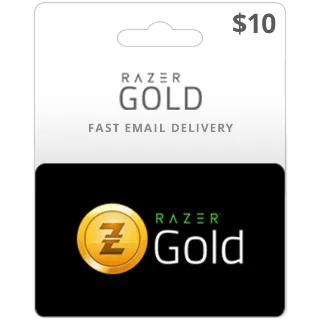 $10.00 PIN Razer Gold (Global) - 𝓐𝓾𝓽𝓸 𝓓𝓮𝓵𝓲𝓿𝓮𝓻𝔂
