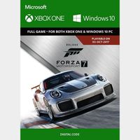 Forza Motorsport 7 Deluxe Edition Xbox One and Windows 10 PC Digital Code (AR - Argentina) - 𝓐𝓾𝓽𝓸 𝓓𝓮𝓵𝓲𝓿𝓮𝓻𝔂