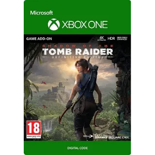 Shadow of the Tomb Raider Definitive Edition Extra Content Xbox One Digital Code (AR - Argentina) - 𝓐𝓾𝓽𝓸 𝓓𝓮𝓵𝓲𝓿𝓮𝓻𝔂