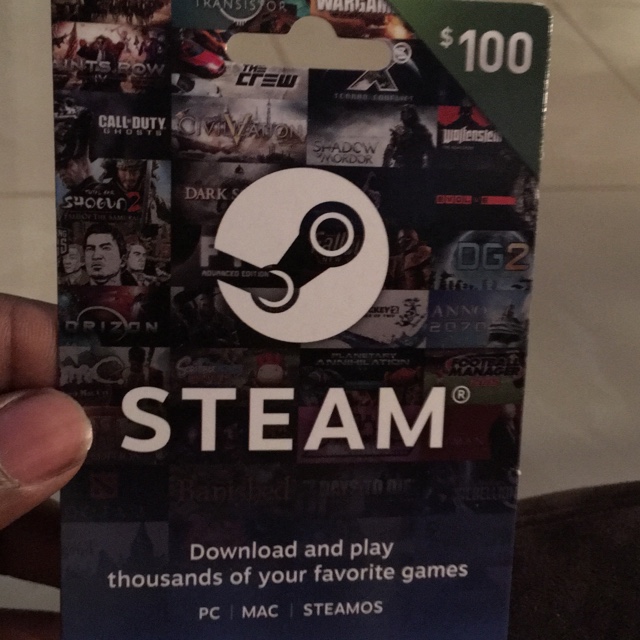 Steam $100 game card for 90$ - Steam Gift Cards - Gameflip