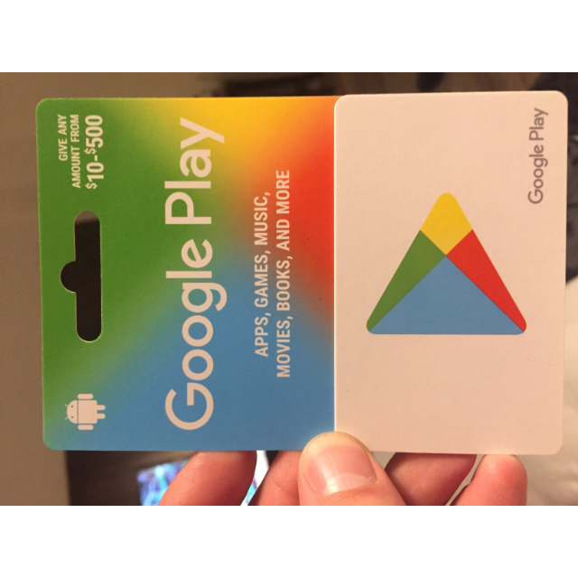  Google Play gift card - give the gift of games, apps