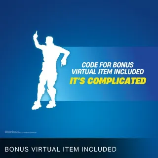 Fortnite Its Complicated Emote Code