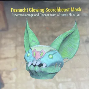 Glowing Scorchbeast Mask